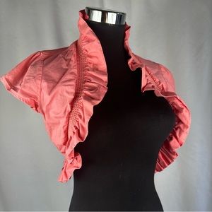PINK RUFFLED EDGE BOLARO